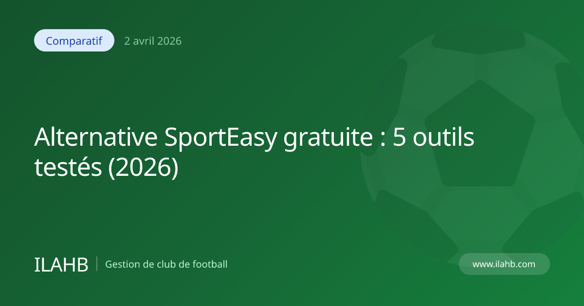 Alternative SportEasy gratuite football amateur