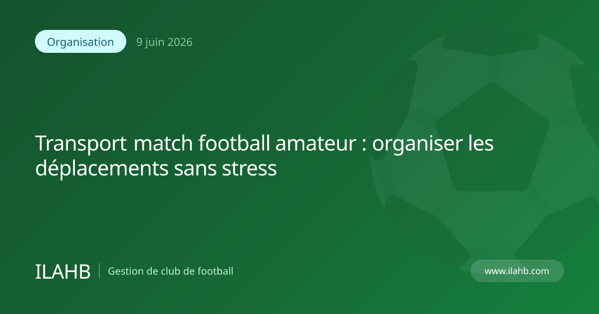 Parents et éducateurs organisant le transport d'une équipe de football amateur